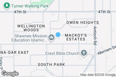 Map image of the property - 9201 W 48th Terrace