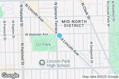 Map image of the property - 2160 N Lincoln Ave