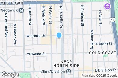 Map image of the property - 1352 N La Salle Dr