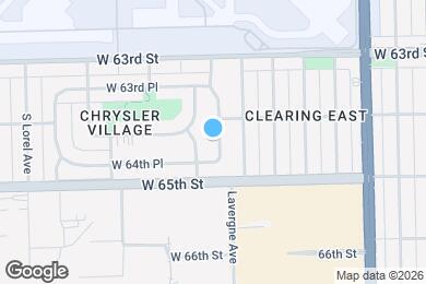 Map image of the property - 6422 S Lawler Ave