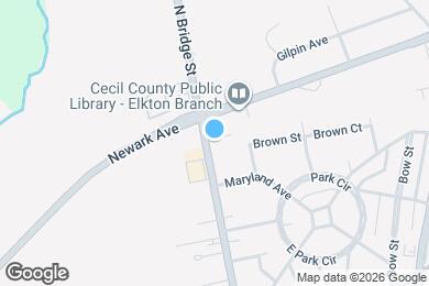 Map image of the property - 716 N Bridge St