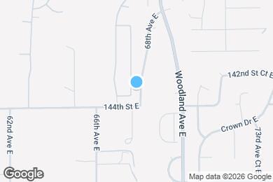 Map image of the property - 14313 67th Ave Ct E