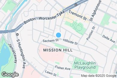 Map image of the property - Furnished Bedroom with Private Bath in Mission Hill