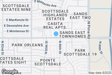 Map image of the property - 8558 E Indian School Rd