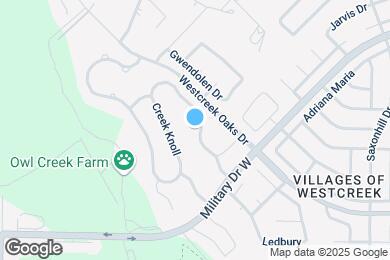 Map image of the property - 1027 Creek Knoll