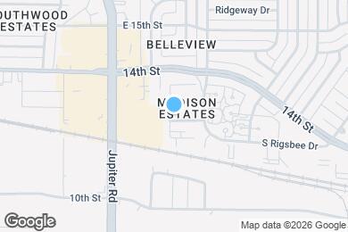 Map image of the property - 2601 Tilden Dr