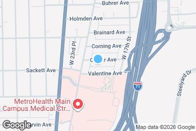 Map image of the property - 2009 Clover Ave