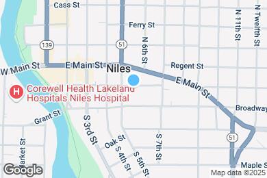 Map image of the property - 516 Cedar St