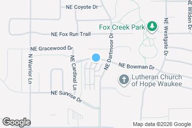 Map image of the property - 388 NE Kingwood