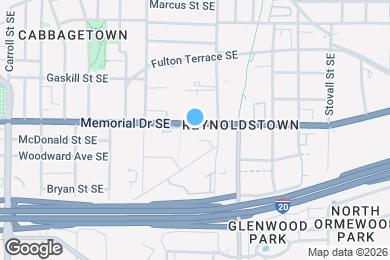 Map image of the property - 841 Memorial Dr SE