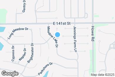 Map image of the property - 13993 Meadow Lake Dr