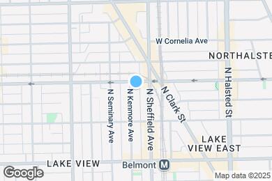 Map image of the property - 3350 N Kenmore Ave