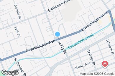 Map image of the property - 700 E Washington Ave
