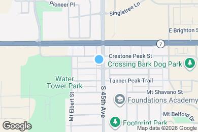 Map image of the property - 147 S 45th Ave