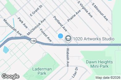 Map image of the property - 820 Wabash Ave