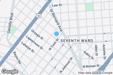 Map image of the property - 2311 D'Abadie St