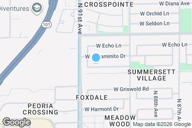 Map image of the property - 9020 W Las Palmaritas Dr