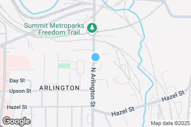 Map image of the property - 349 N Arlington St