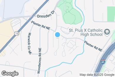 Map image of the property - Mirador at Peachtree