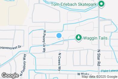 Map image of the property - 11649 W Skyhaven St