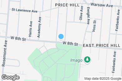 Map image of the property - 3808 W 8th St