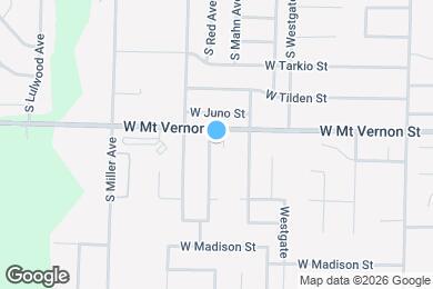 Map image of the property - 616 S Mahn Ave