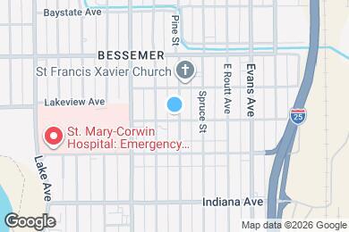 Map image of the property - 1827 Pine St
