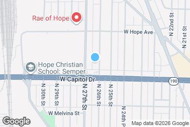 Map image of the property - 4045 N 26th St