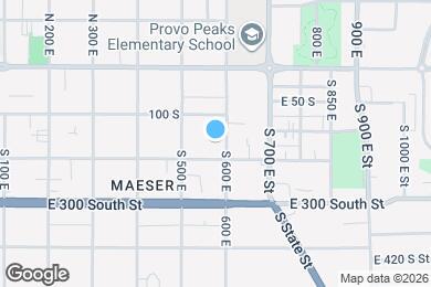 Map image of the property - 174 S 600 E