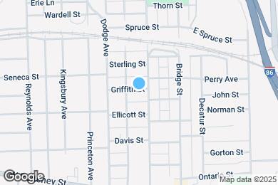 Map image of the property - 64 Griffith St