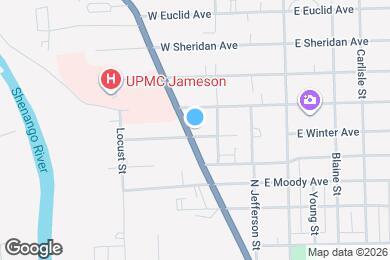 Map image of the property - 1104 Wilmington Ave