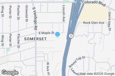 Map image of the property - 1521 E Windsor Rd