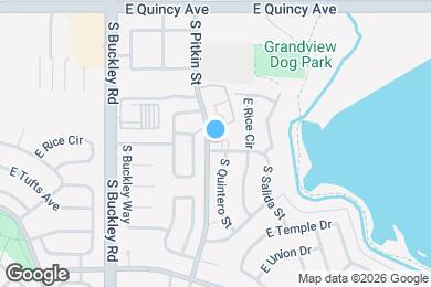Map image of the property - 17111 E Stanford Ave