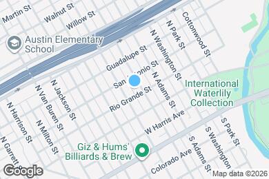 Map image of the property - 1312 Rio Grande St