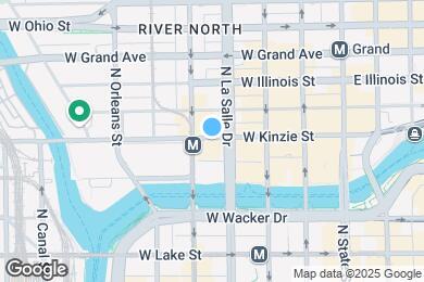 Map image of the property - 153 W Kinzie St