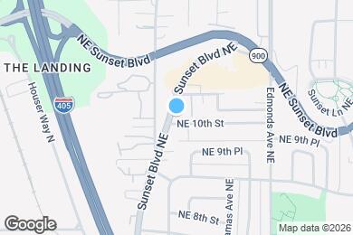 Map image of the property - 1008 NE Sunset Blvd