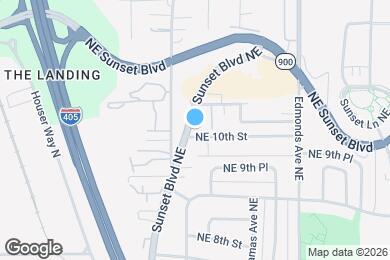 Map image of the property - 1008 Sunset Blvd