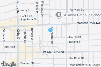 Map image of the property - 2636 Greenbriar Dr