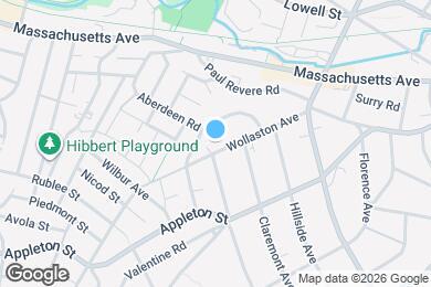 Map image of the property - 61 Wollaston Ave