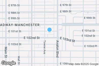 Map image of the property - 422 E 101st St