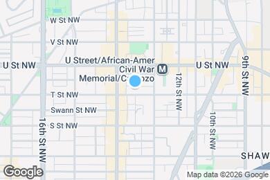 Map image of the property - 1331 T St NW