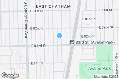 Map image of the property - 8238 S Ellis Ave Chicago, IL 60619