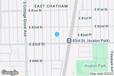 Map image of the property - 8238 S Ellis Ave