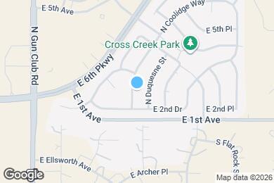 Map image of the property - 166 N Coolidge Way