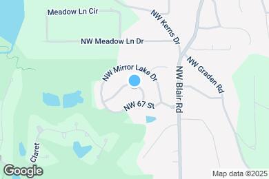 Map image of the property - 6704 NW Mirror Lake Terrace