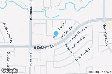 Map image of the property - 6201 Winter Park Ln