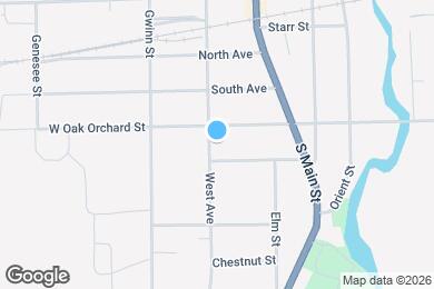 Map image of the property - 909 West Ave