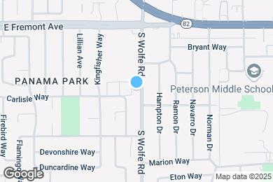 Map image of the property - 1367 S Wolfe Rd