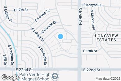 Map image of the property - 824 S Langley Ave