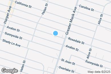 Map image of the property - 22114 Rosedale St